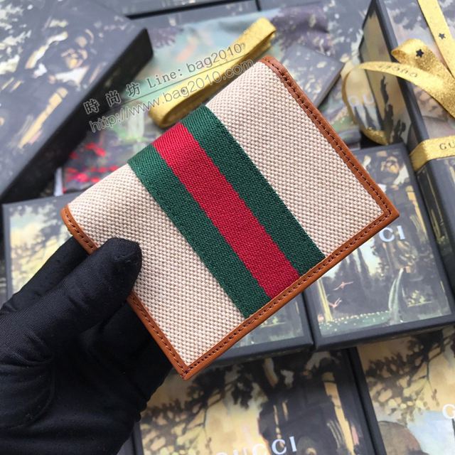 Gucci包 古馳卡包 573790杏棕 2019新款復古皮革卡包 琺瑯虎頭五金 Gucci鏈條卡包  gudj1445